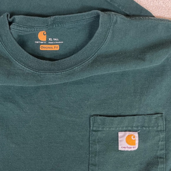 Carhartt Men's Loose Fit Heavyweight Short-Sleeve Pocket T-shirt (Big & Tall) - Picture 4 of 4